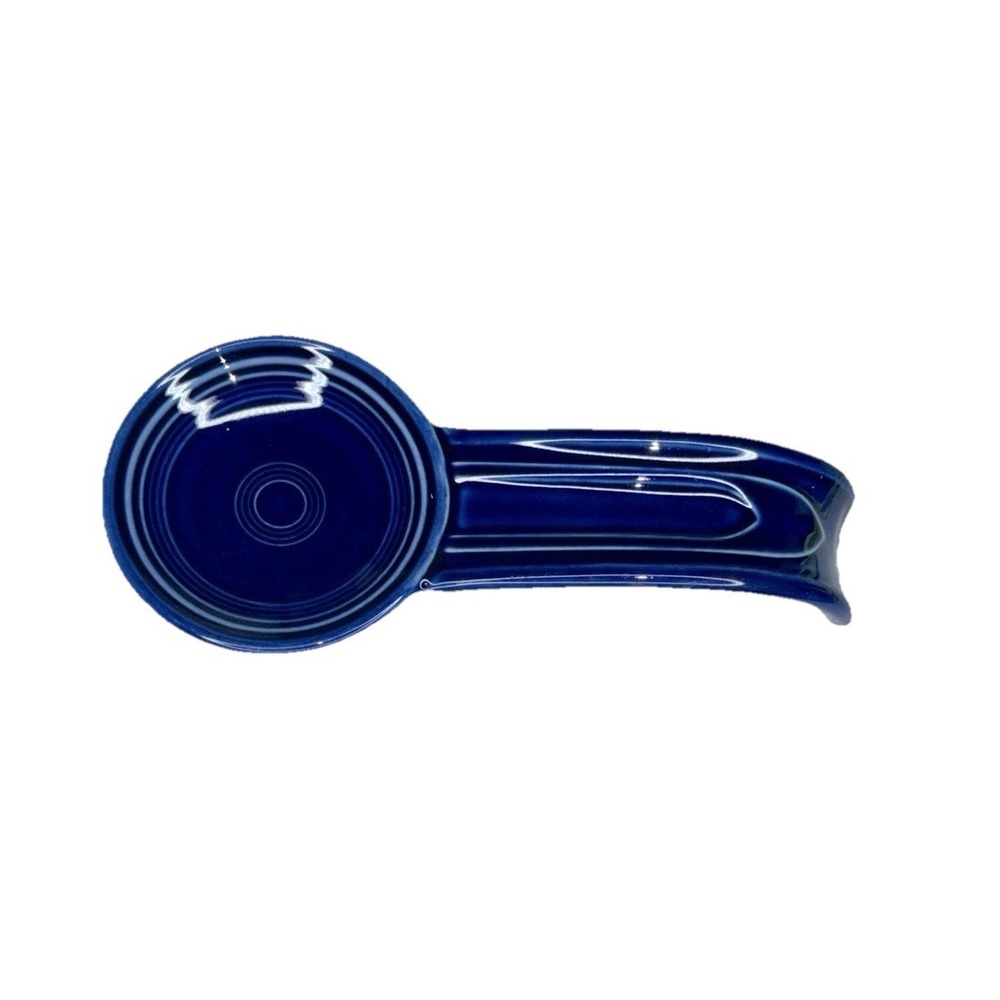 Fiesta Ware Cobalt Blue HLC USA Ladle Spoon Rest Discontinued Fiestaware